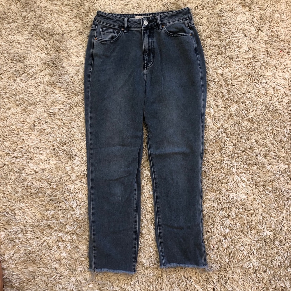 FADED BLACK PACSUN ANKLE JEANS